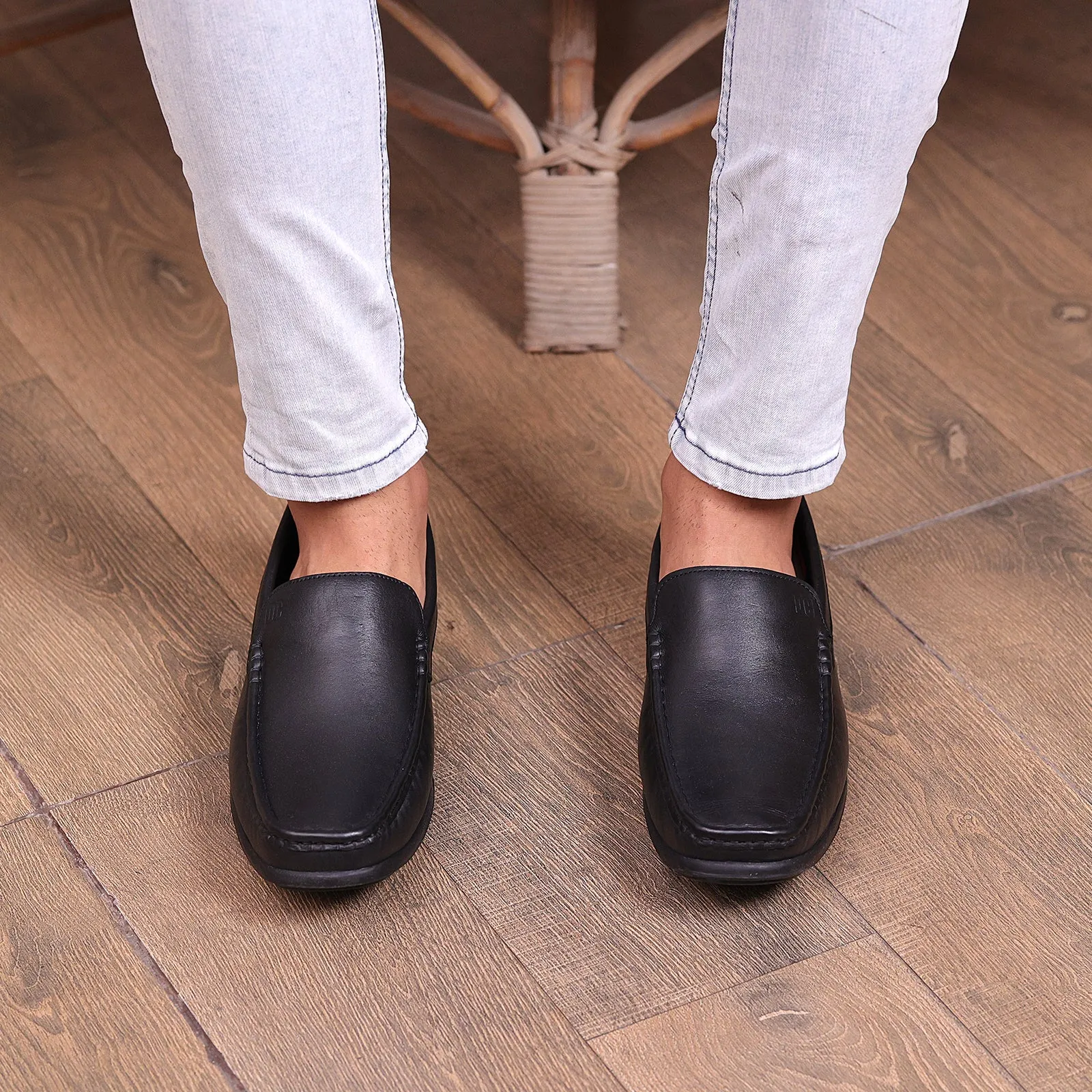 M-DC-0200010-Men Comfortable Moccs Dress Shoe Shoelace Length