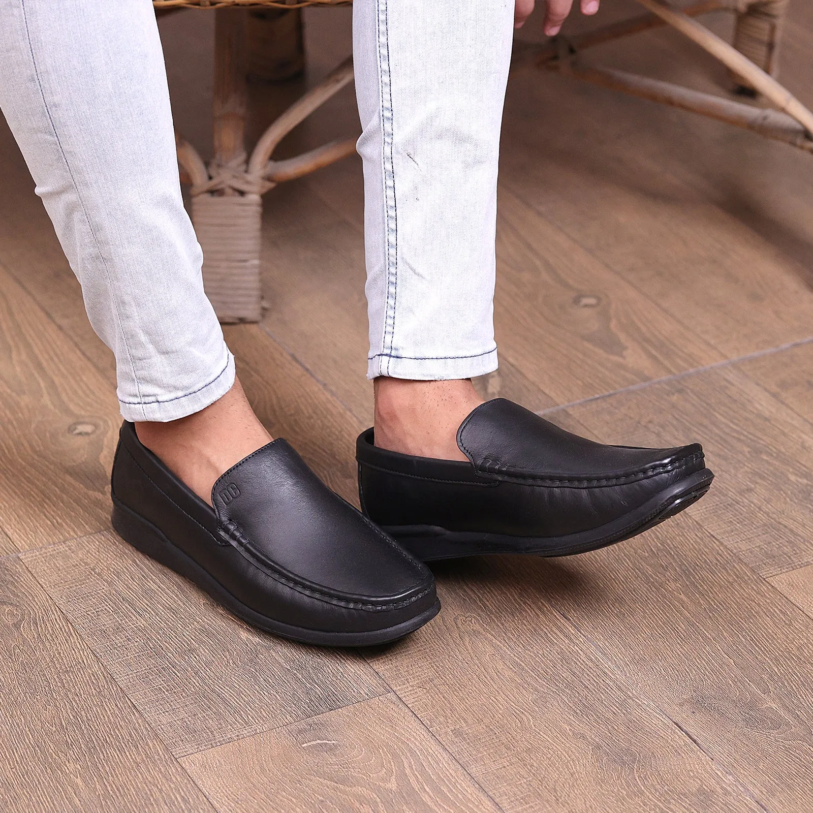 M-DC-0200010-Men Comfortable Moccs Dress Shoes For Florsheim