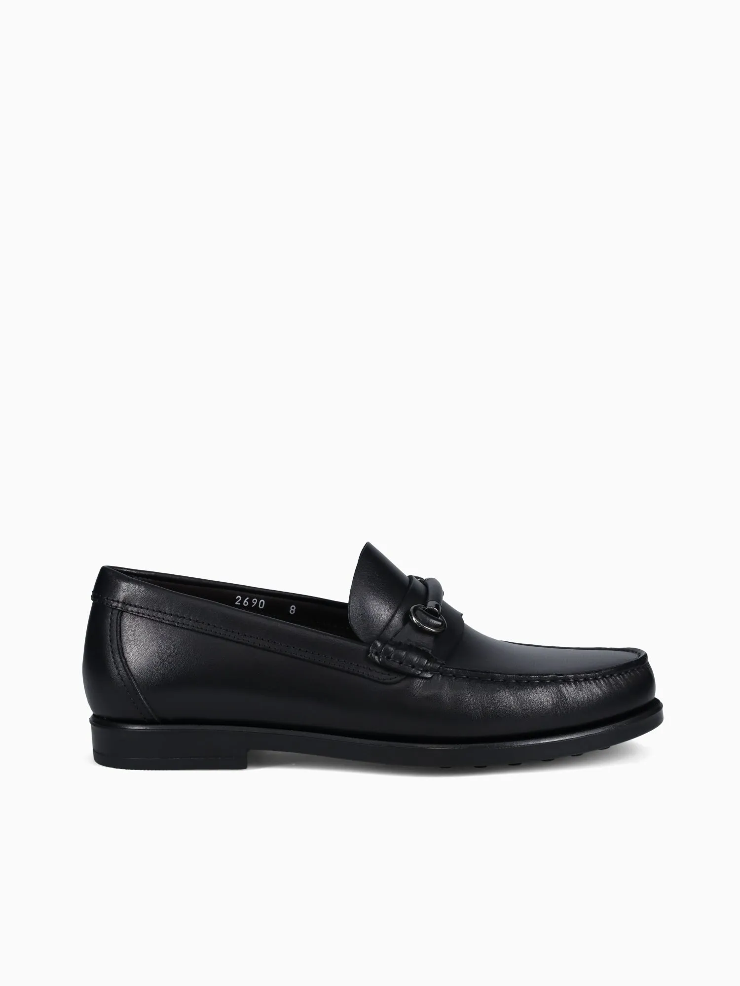 Macon Nero Cortina Loafers Princetown Fur
