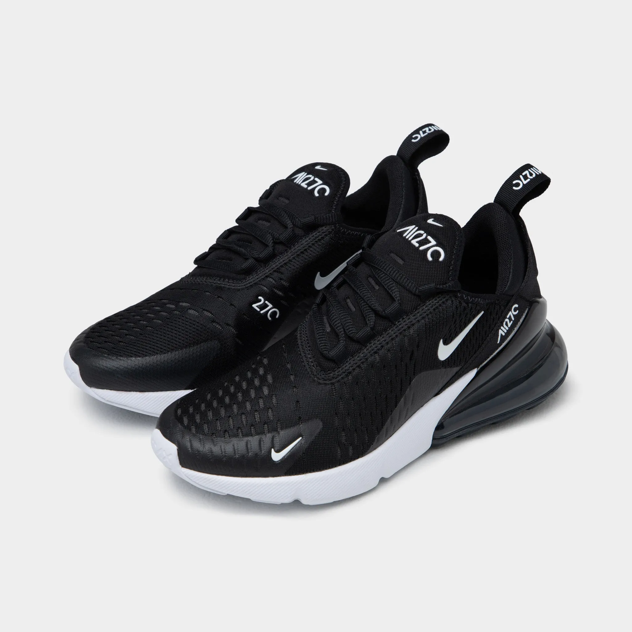 Nike Women's Air Max 270 Black / Anthracite - White Nike Shoes Good For Plantar Fasciitis