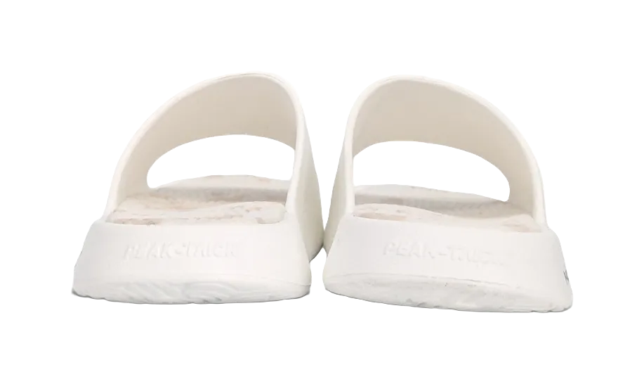 Overland Sheepskin Slippers PEAK Tai Ji1.0 Quiet Cushioning Slide Slippers Unisex Ivory Yellow