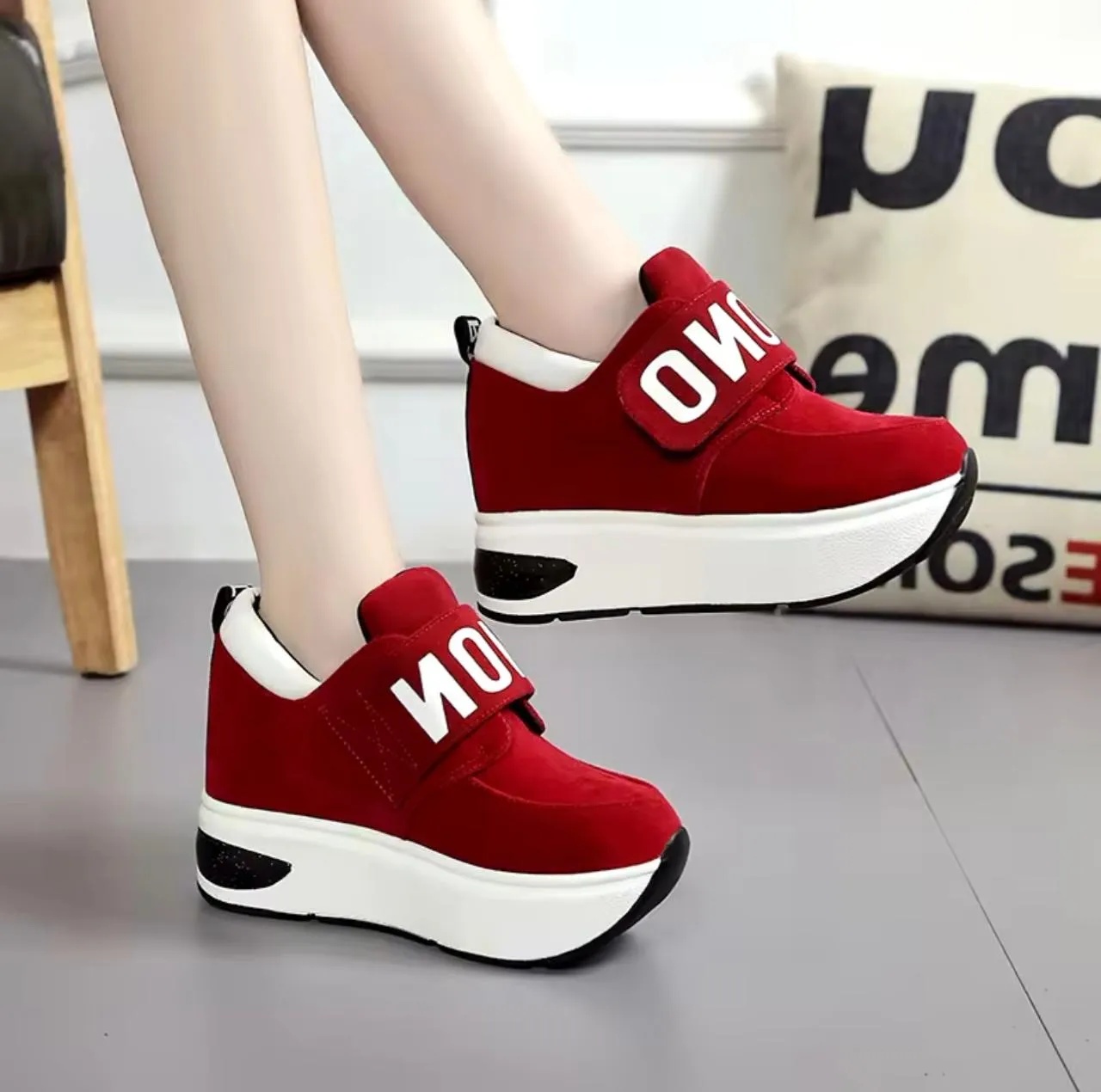 Malina high sole Basketball Shoes Are Non Marking