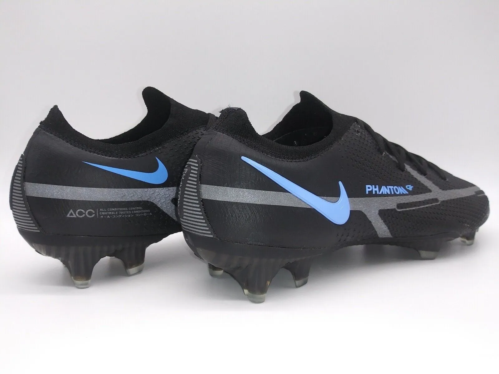 First Shoe Nike Ever Made Nike  Phantom GT2 Elite Black Blue FG