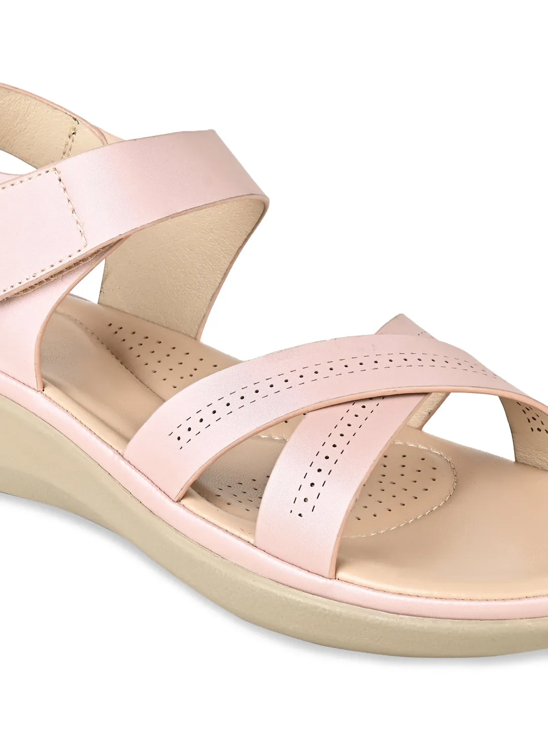 Rocia By Regal Pink Women Comfort Flat Sandals Best Running Shoes People Flat Feet