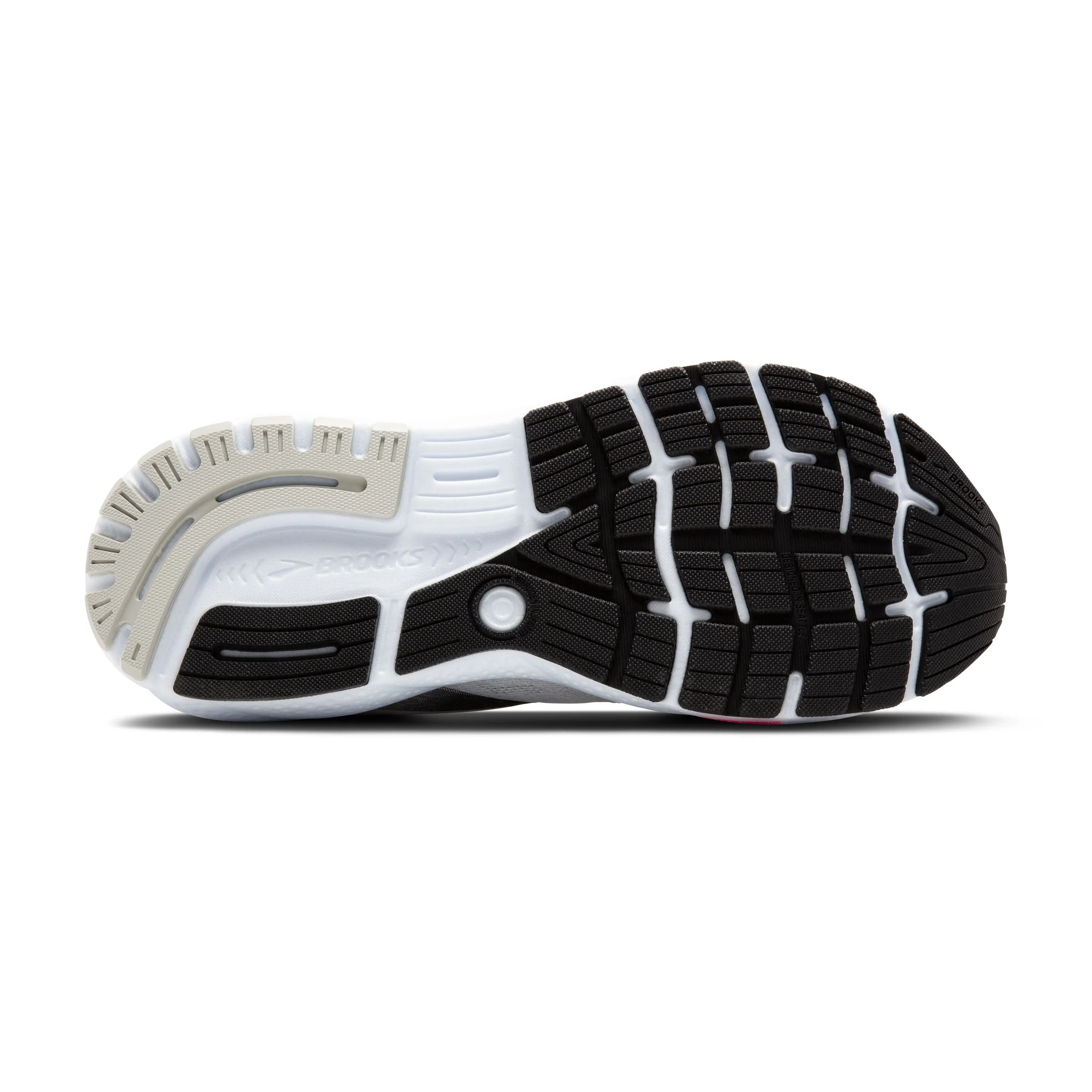 Brooks | Ghost 16 | Men's | White/Cream/Pink Running Shoes For Bad Knees