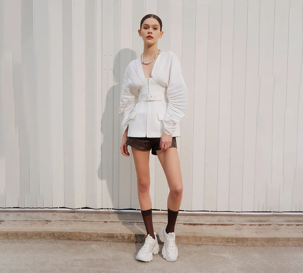 Women Chunky Platform Sneakers Casual Shoes Bombo Sneakers Store