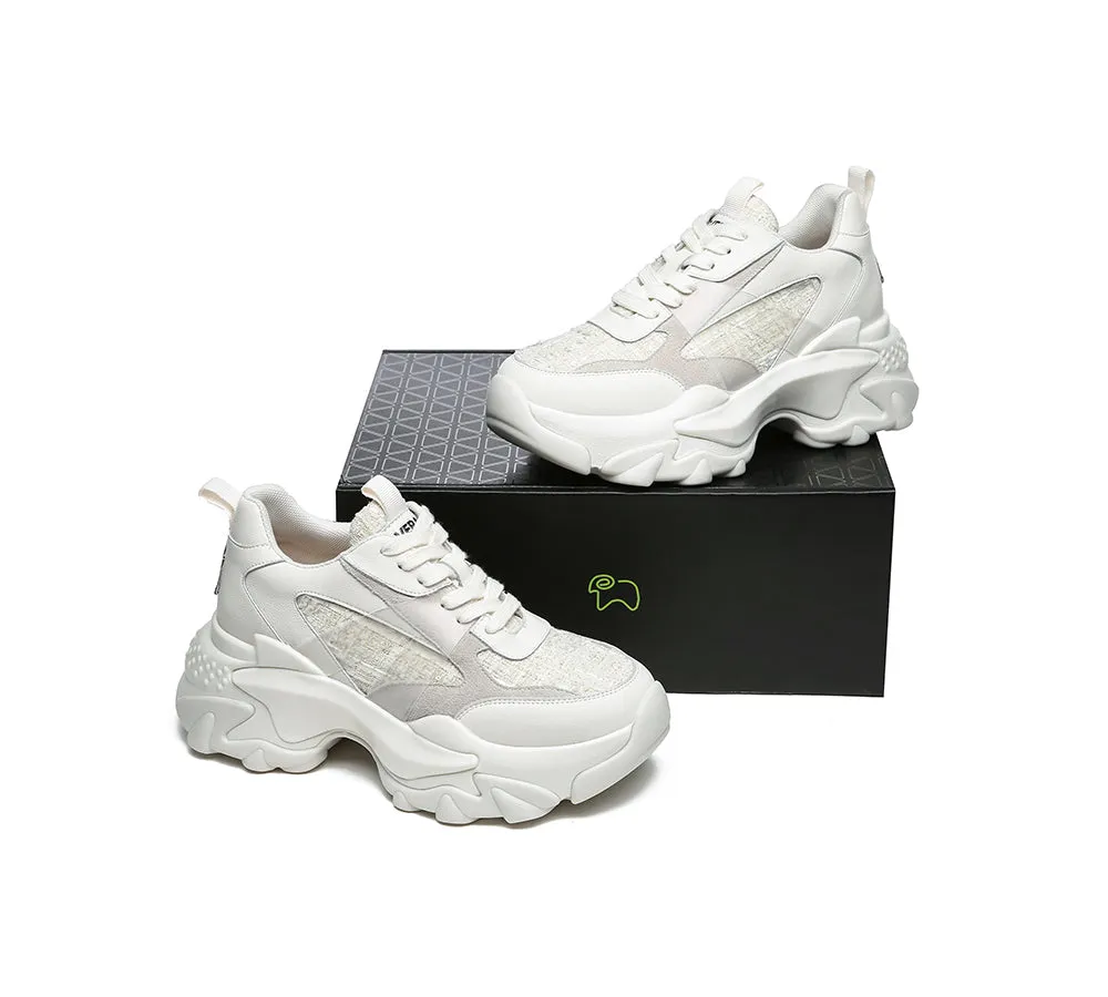 Women Chunky Platform Sneakers Casual Shoes Bombo The Most Comfortable Sneakers