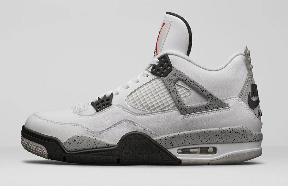 2.5 Basketball Shoes Jordan 4 OG '89 Retro - White Cement' Basketball Shoes