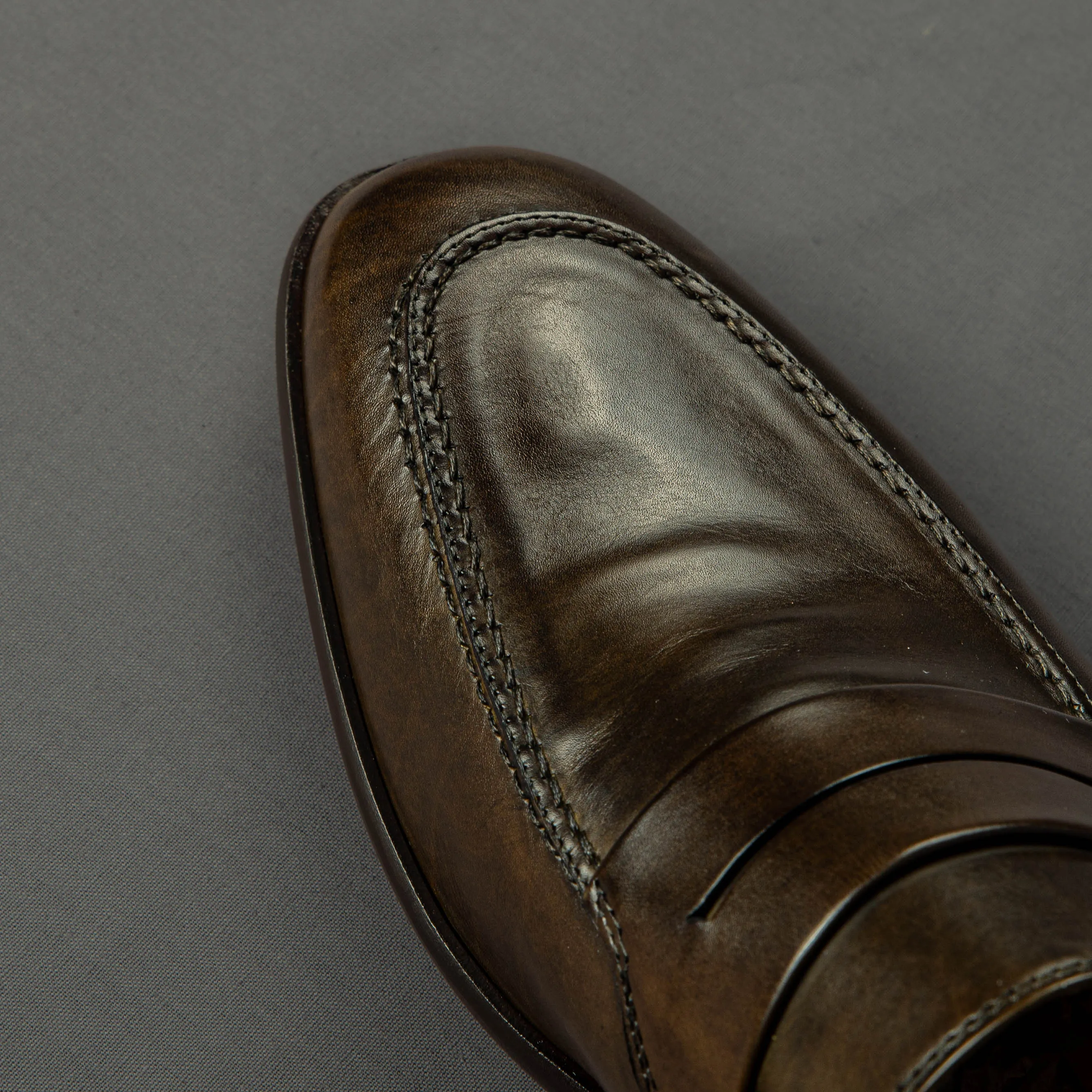 Maxwell Mid Brown Toe Shoes With Dresses