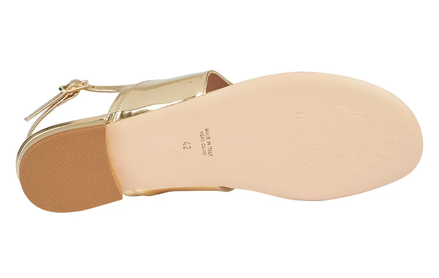 Mdf Burch Gold Dress Shoes That Aren't Heels