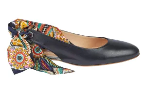 Women Ballet Flat Shoes Mdf Indeed Navy