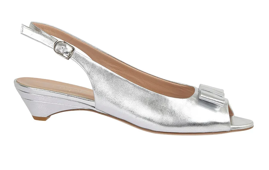 Mdf Tulip Silver Dress Shoes And Socks