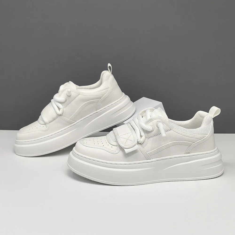 Casual Shoes Reddit Men Fashion Breathable Velcro Tape Thick Soled Casual Shoes