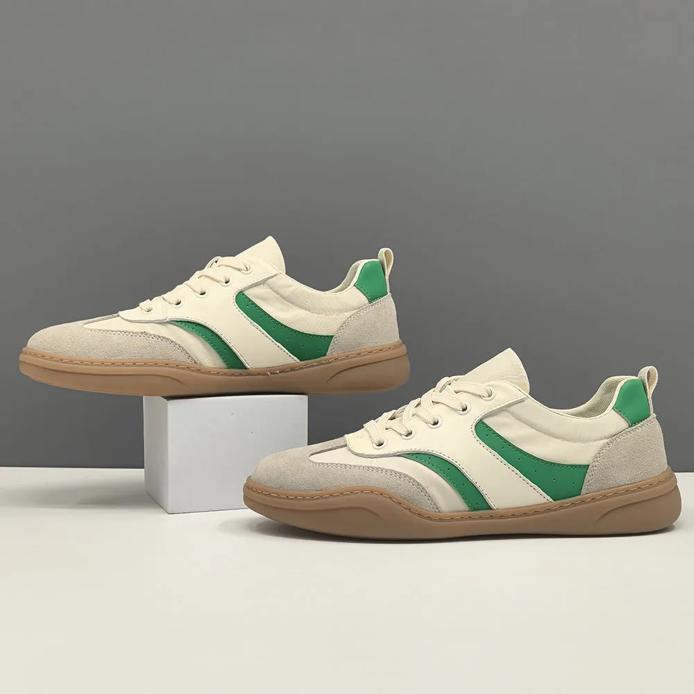 Dockers Leather Casual Shoes Men Fashion Patchwork Leather Trendy Casual Sneakers