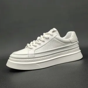 Men Minimalist Breathable Leather Fashion Casual Sneakers Winter Shoes Business Casual