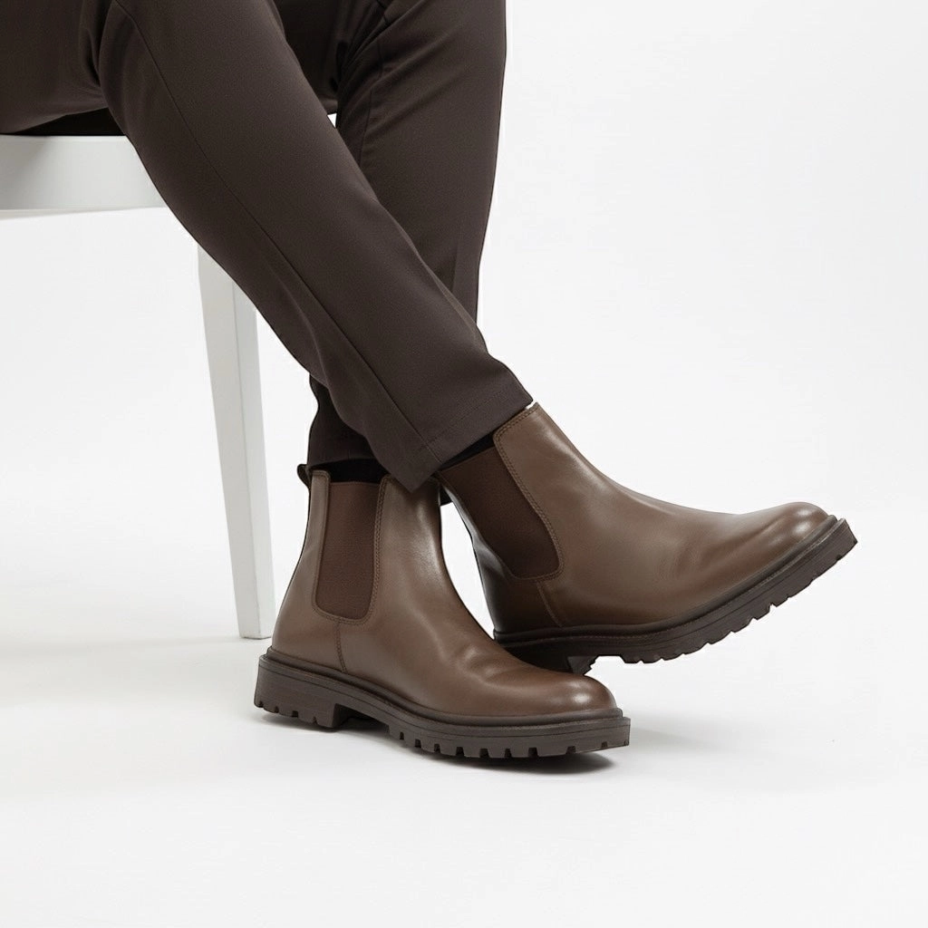 Men brown leather long Highest Rated Basketball Shoes