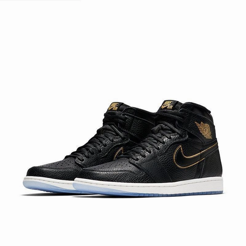 Shoes For Basketball And Running Men's Jordan 1 Retro High Og Basketball Shoes - Black