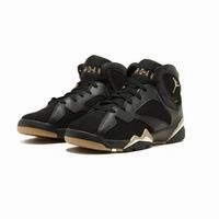Men's Jordan 7 Retro BG Hare Basketball Shoes - Black Best Basketball Shoes With Ankle Support