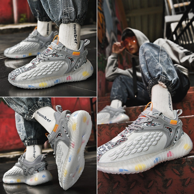 Men's Spring New Breathable Running Shoes Basketball Shoes For Power Forward