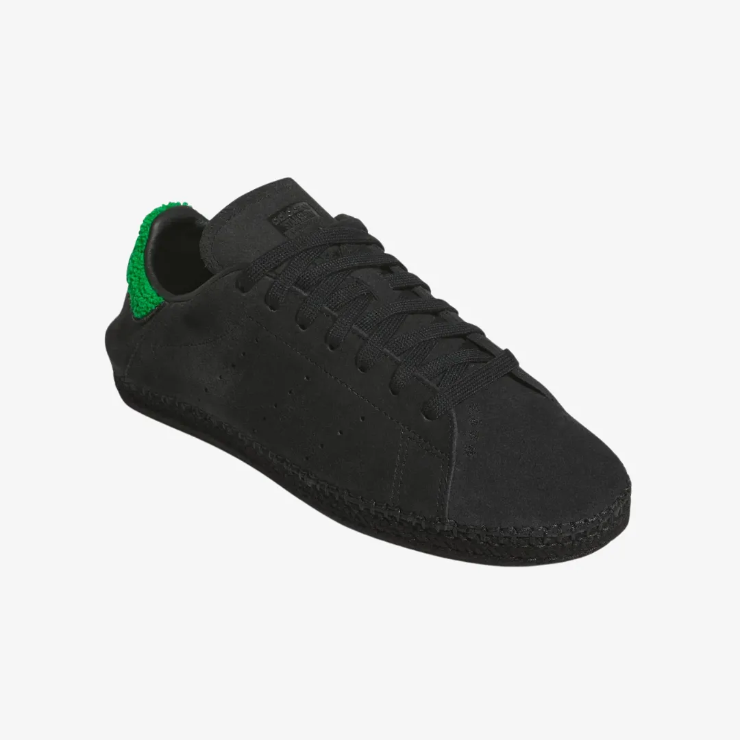 mens adidas clot stan smith (core black/green) Run Shoes Adidas