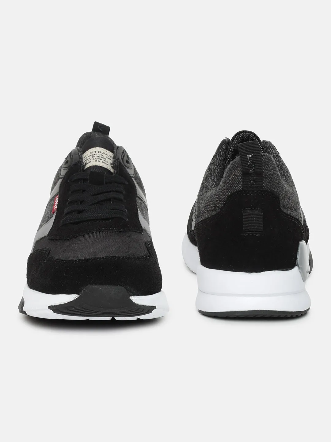 Sneakers True Religion Men's Black and Grey Colorblock Shoes