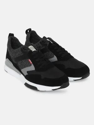 Men's Black and Grey Colorblock Shoes Cute Dresses To Wear With Sneakers
