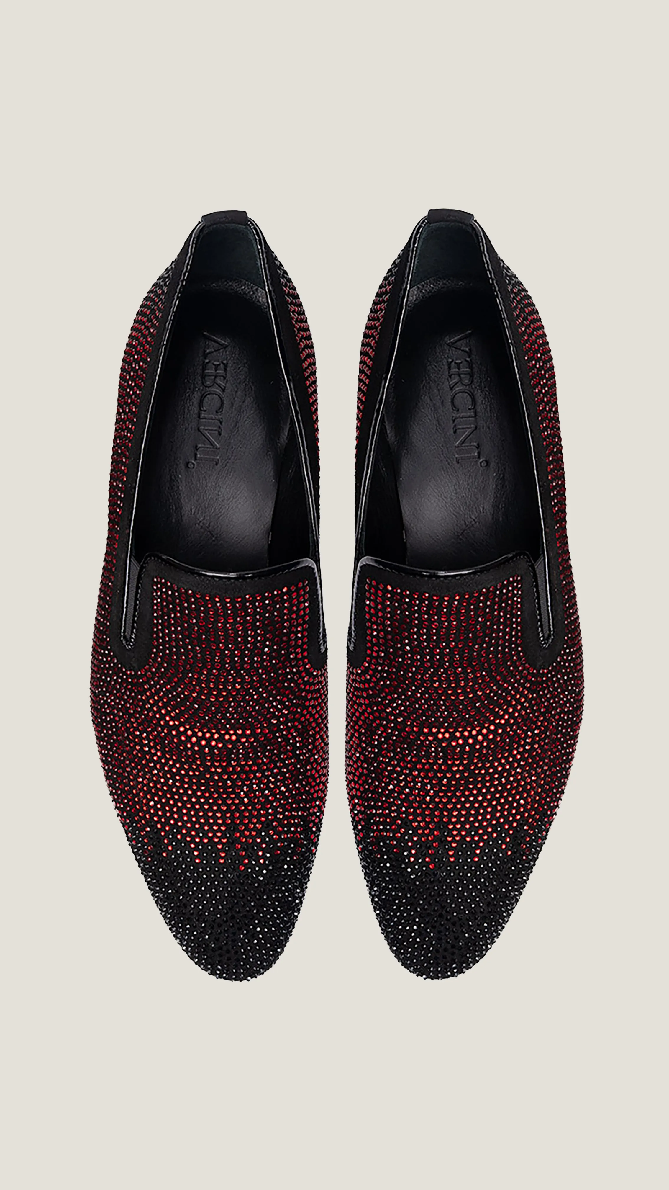 Men's Designer Crystal-Embellished Loafers by Vercini Different Types Of Loafers