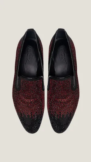 Men's Designer Crystal-Embellished Loafers by Vercini Loro Piana Summer Walk Suede Loafers