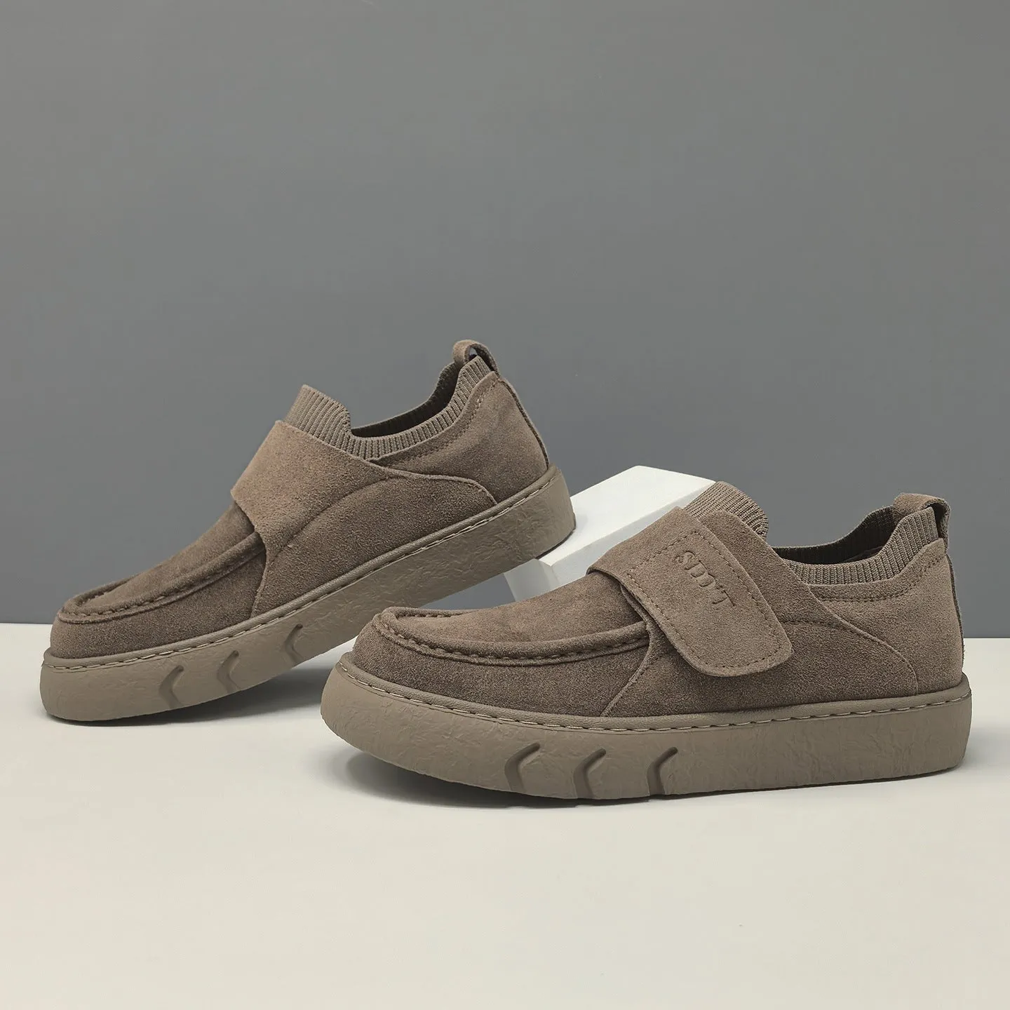 Air Huarache Casual Shoes Men's Minimalist Suede Velcro Tape Casual Shoes