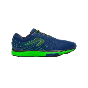 Trail Running Shoes Hiking Men's Newton Running Kismet 9, Navy/Lime, 10 D Medium