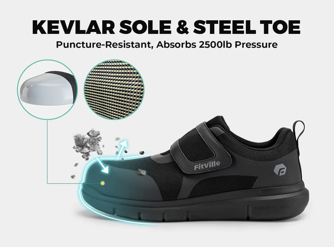 Men's Strap ToeShield V1 Good Pointe Shoes For Feet