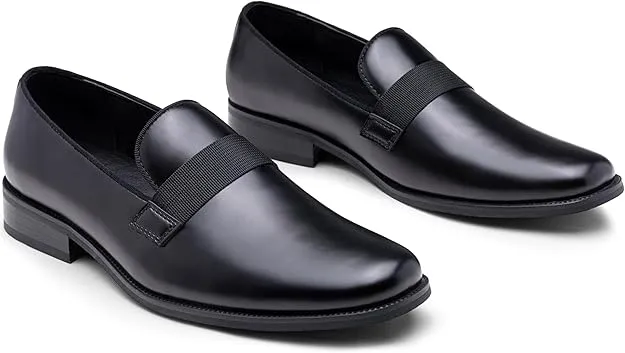 Men's Tuxedo Shoes Black Dress Shoes for Men Business Formal Mens Loafers Slip On Loafers With The Socks