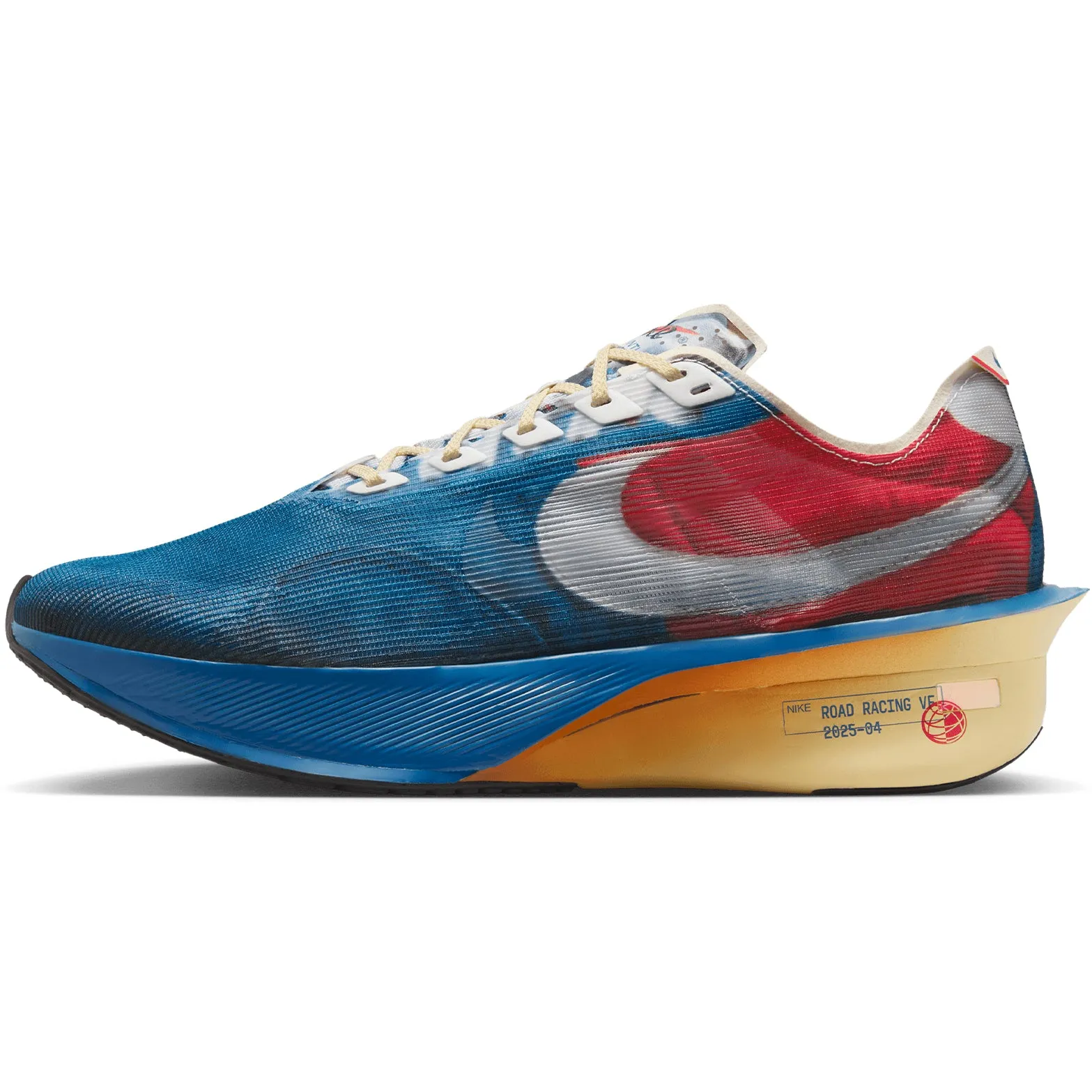 Nike Air Force 1 Shoe Men's Vaporfly 4 Running Shoes Multi-Colour / Mountain Blue / Fire Red / Clear