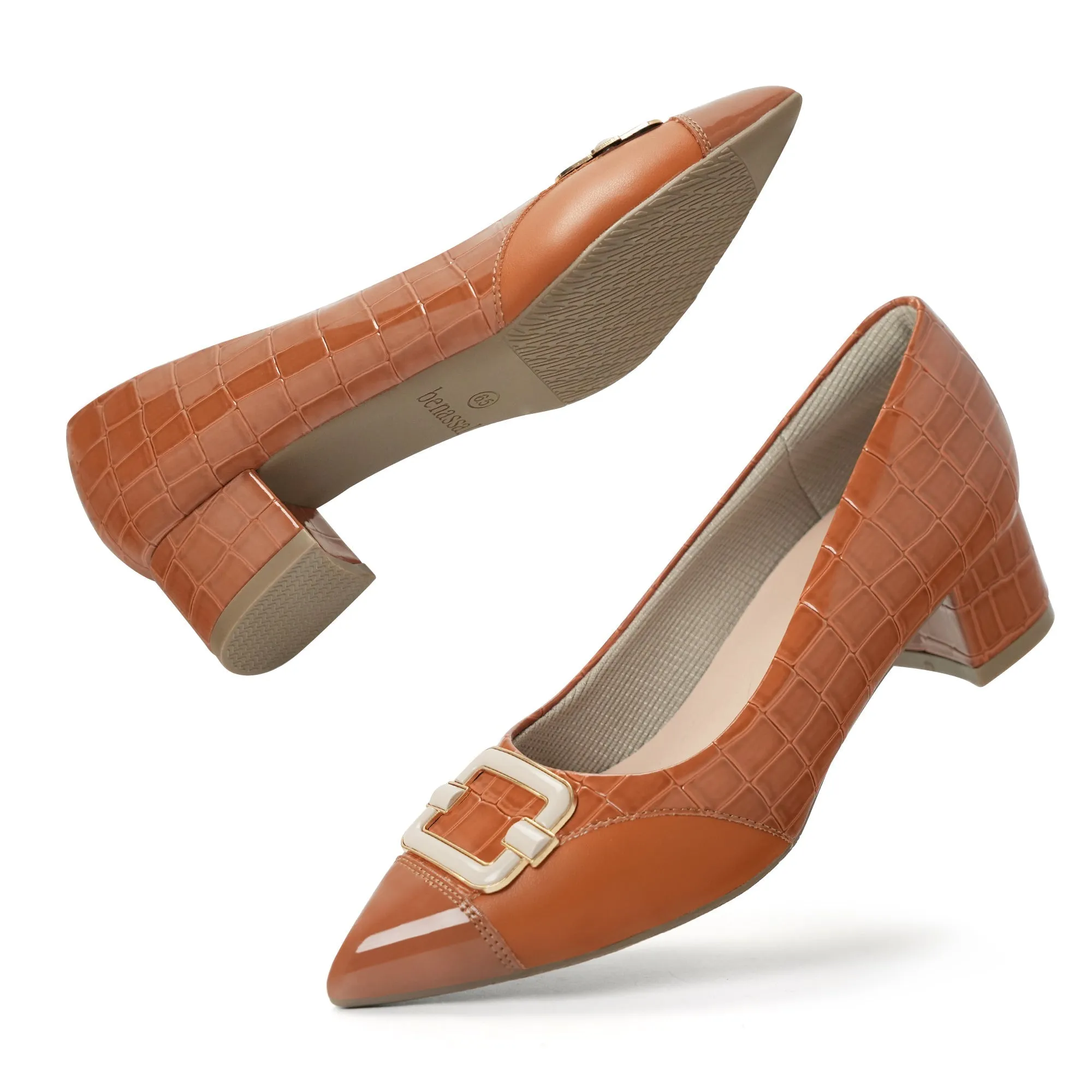 Brown Pumps Dress-Sophia