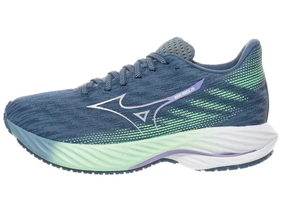 Mizuno | Wave Rider 28 | Women's | Citadel/White Running Shoe For Overpronation