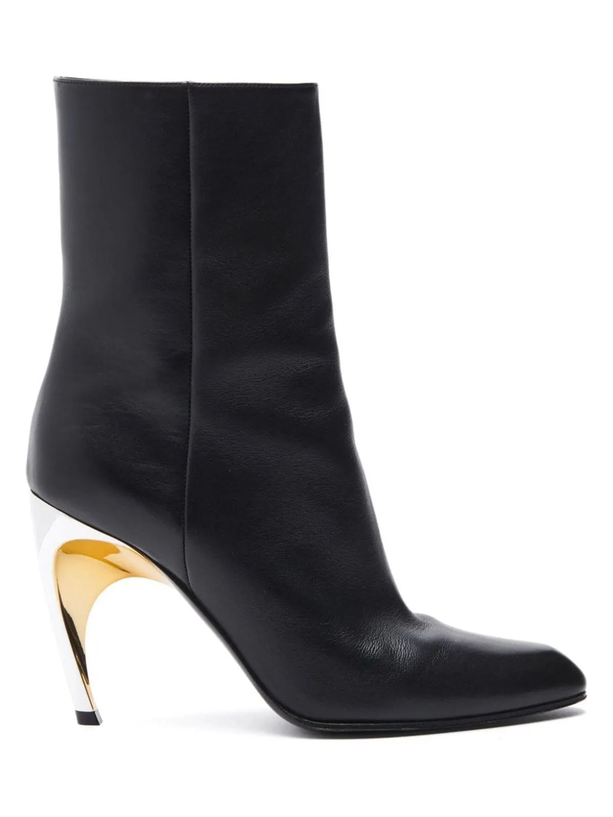 Brown Knee Boots LEATHER HEEL ANKLE BOOTS