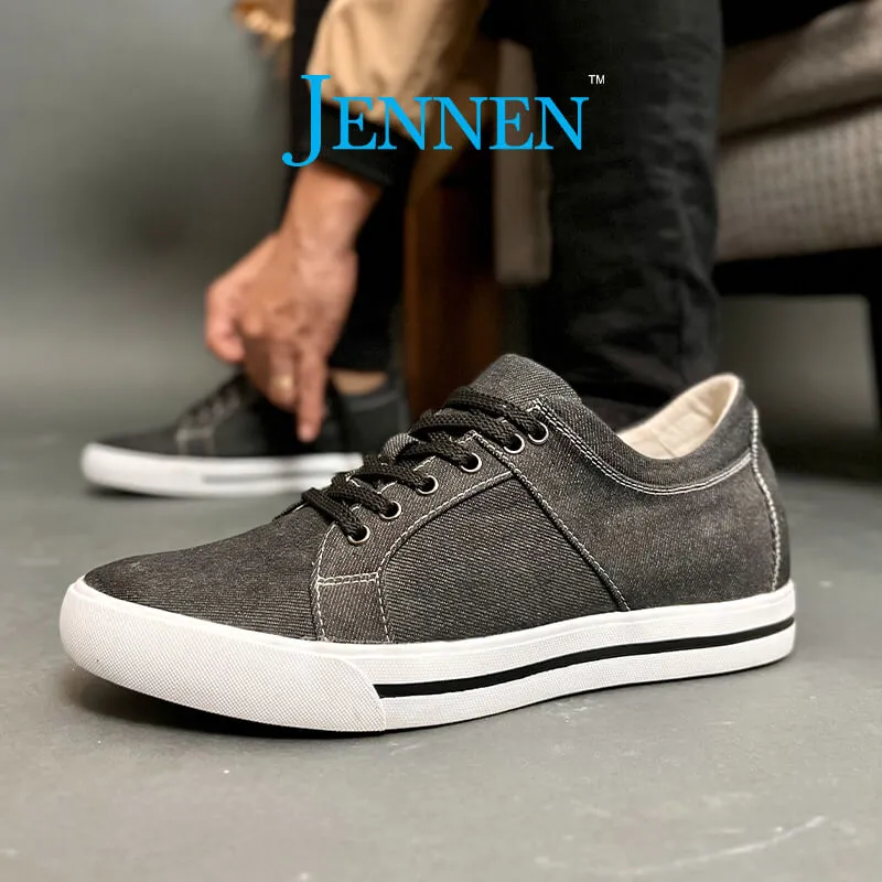 Mr. Bartok Black 5cm | 2 inches Taller Black Height Increasing Shoes Buisness Casual Shoes