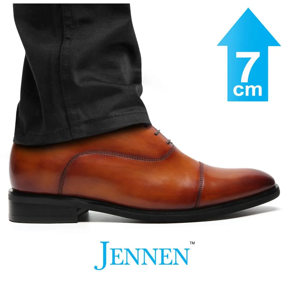 Mr. Curyla 7cm | 2.8 Inches Height Boost | Formal Height Increasing Shoes 6e Wide Dress Shoes