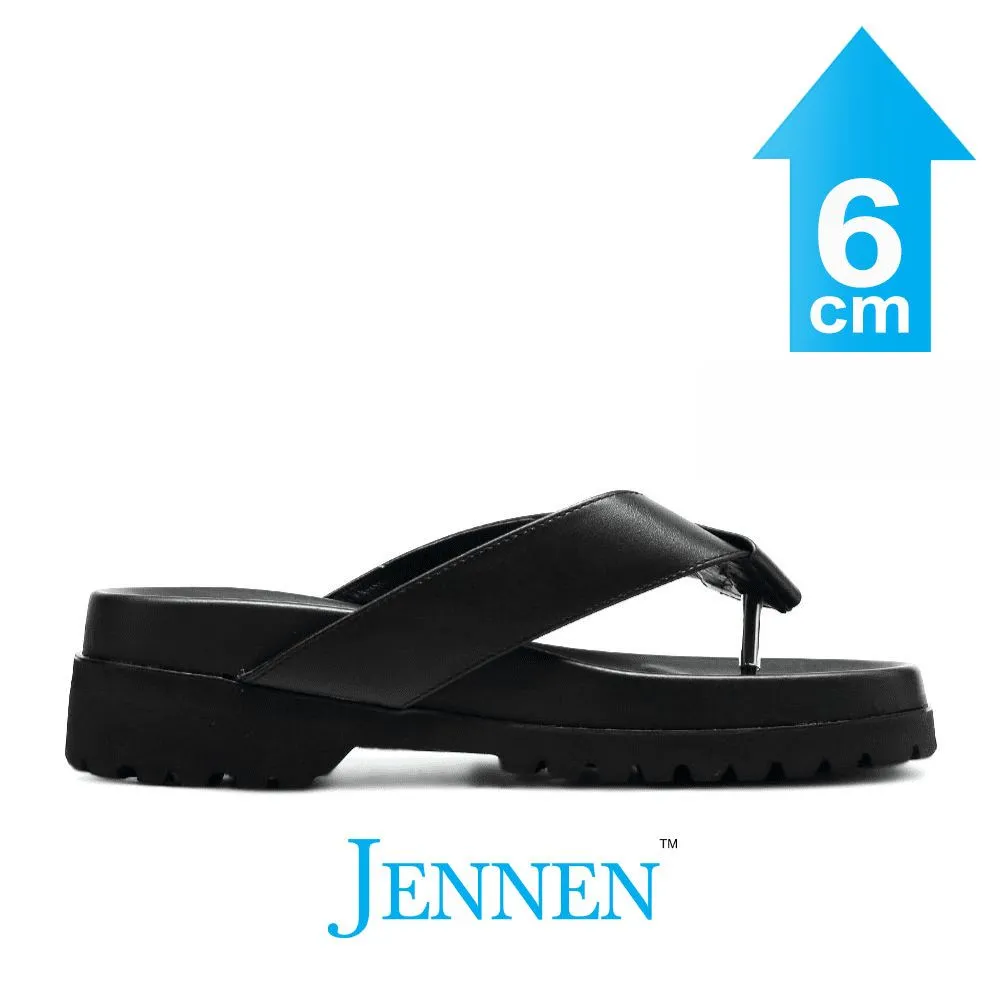 Sandals Comfortable Walking Mr. Newton 6cm  | 2.4 Inches Height Boost | Elevator Slippers for Men