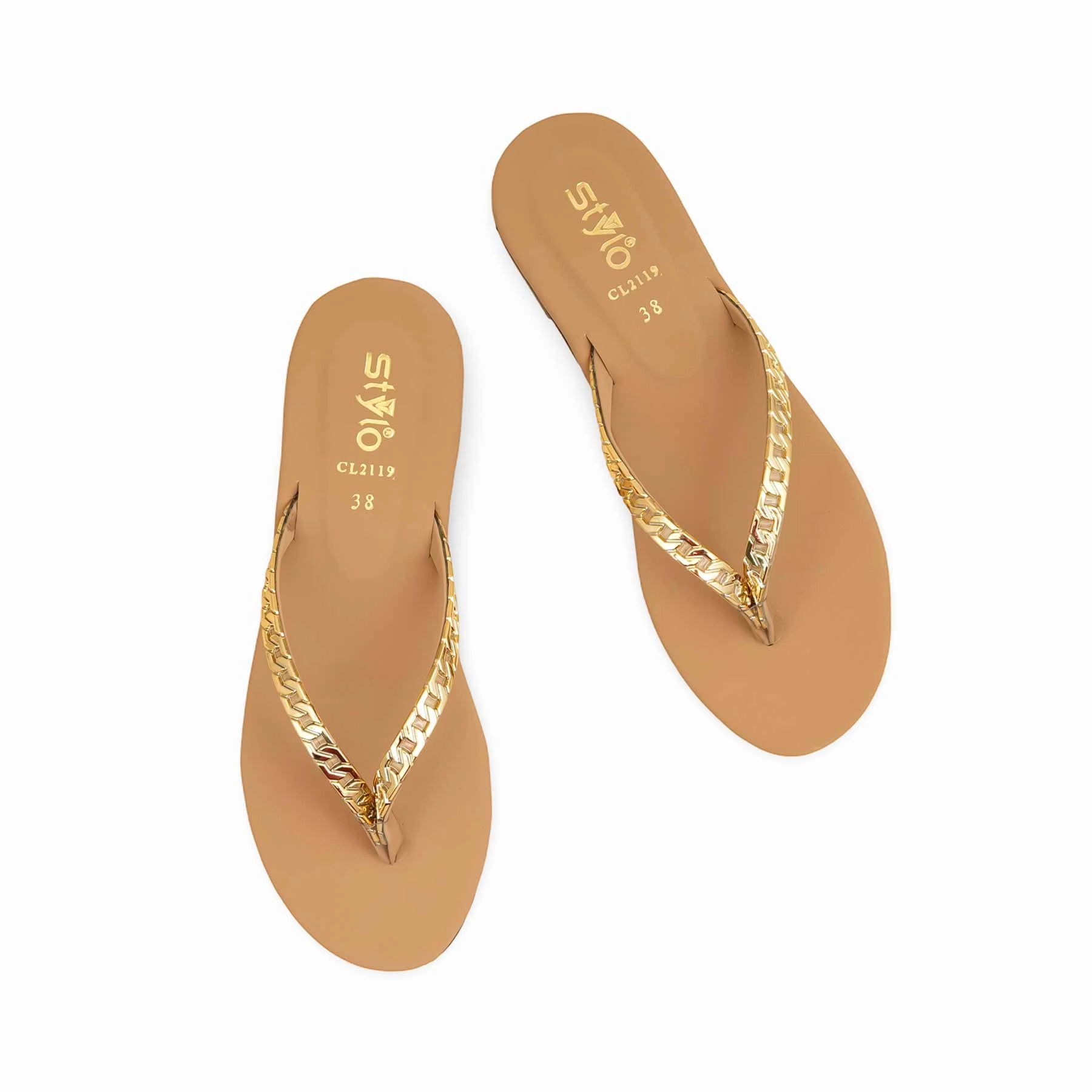 Flat Shoes Recommended Mustard Casual Chappal For Women CL2119