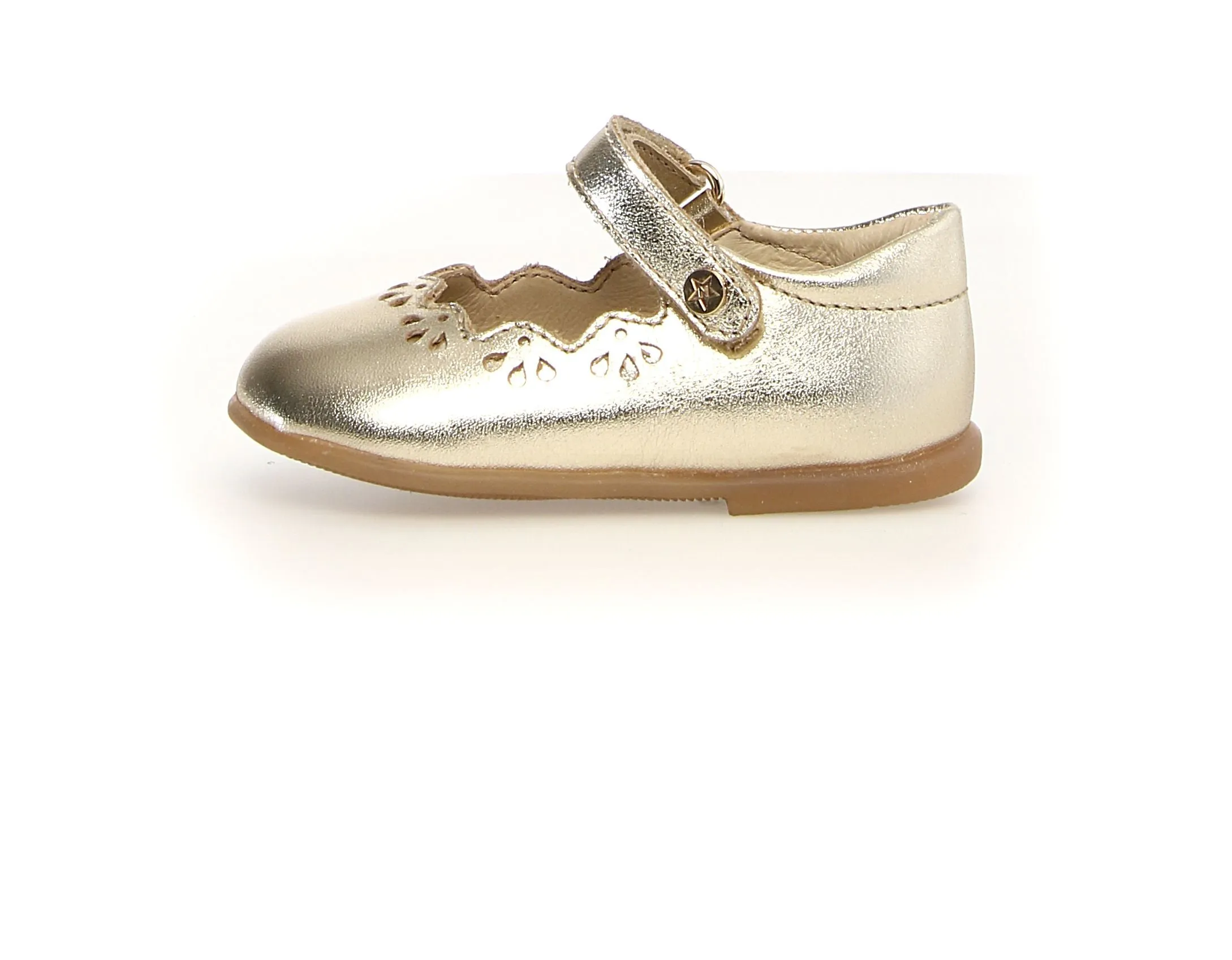 Naturino Olya Girl's Dress Shoes - Metallic Platinum Basketball Shoes Wide Feet