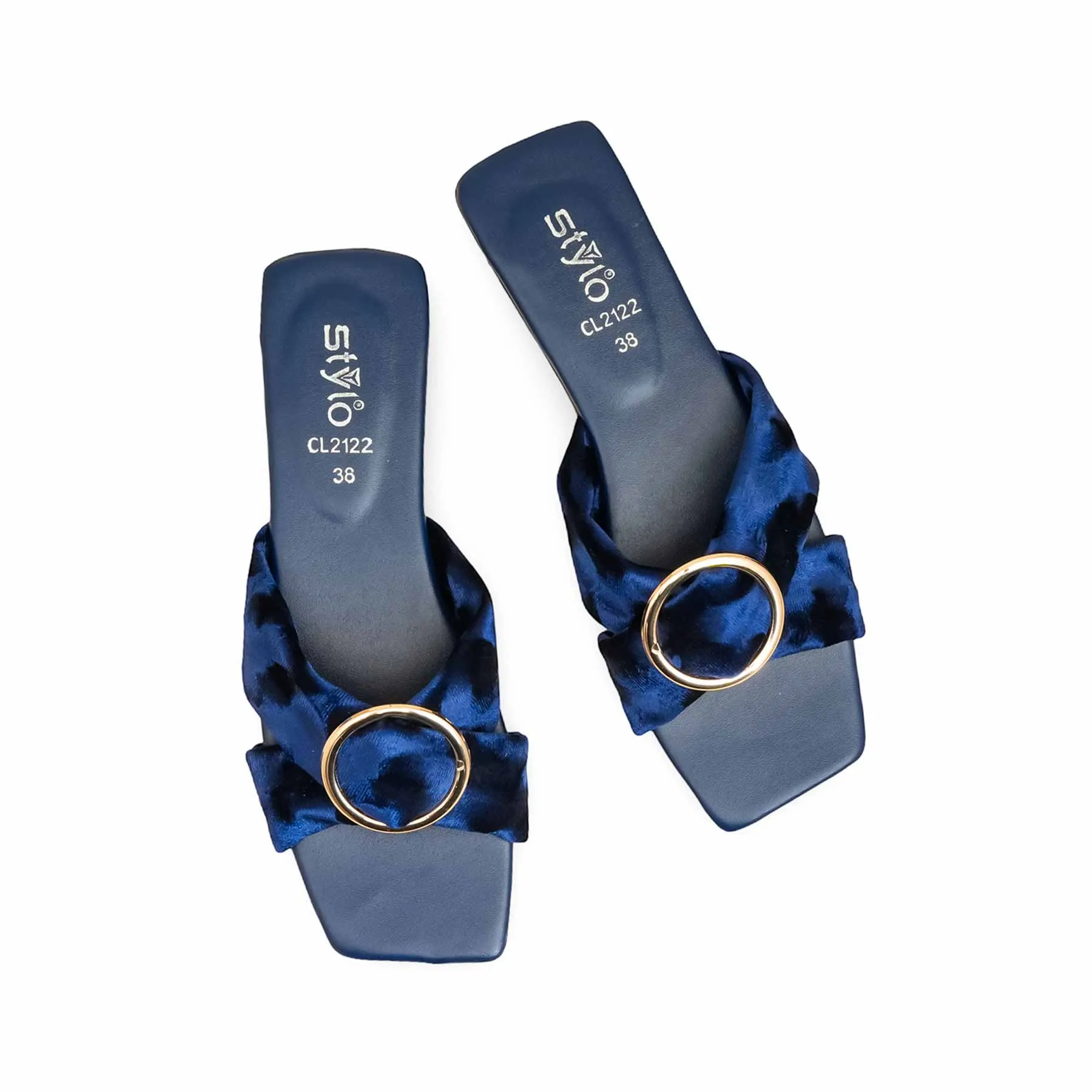 Navy Casual Slipper For Women CL2122