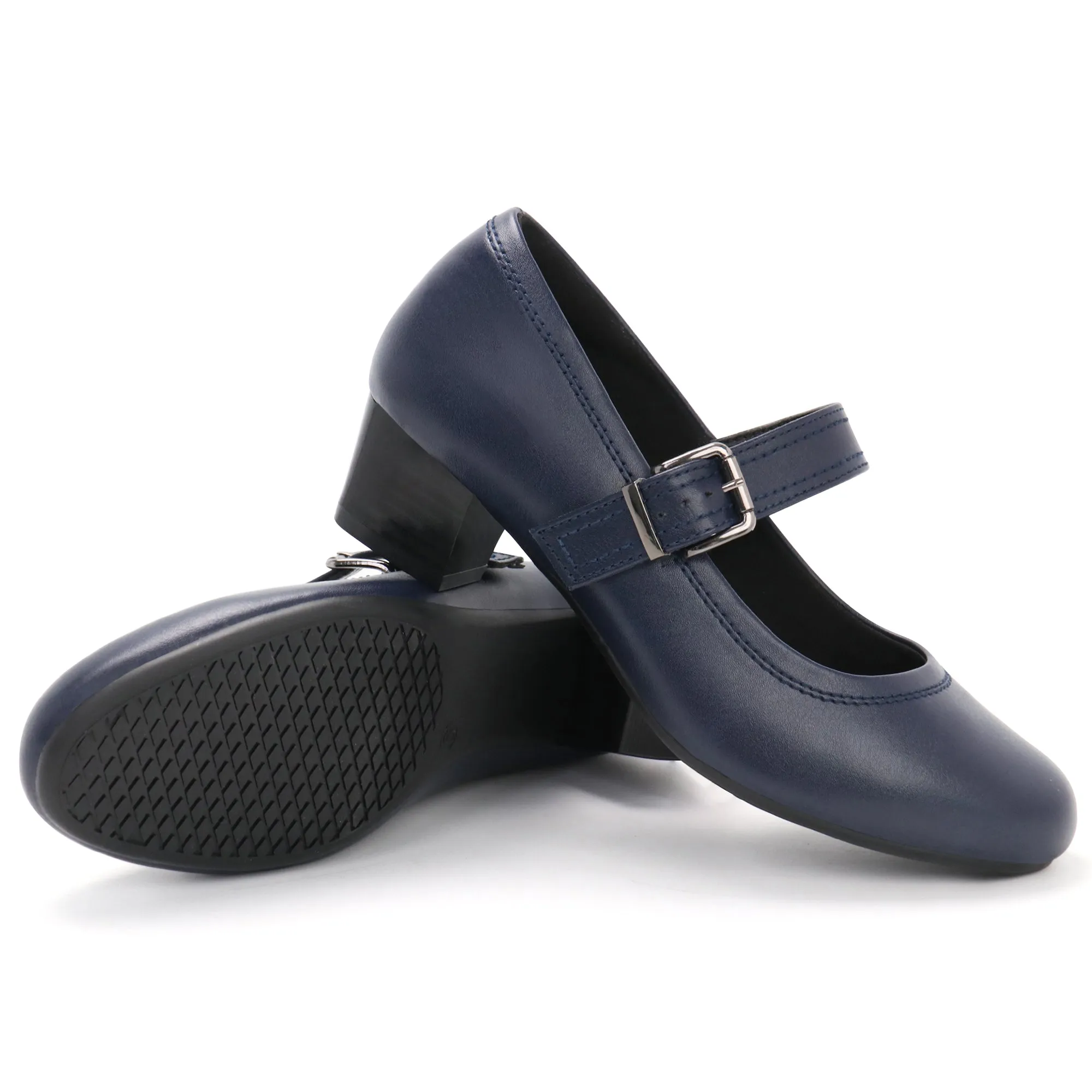 Navy Pumps Dress-Violet