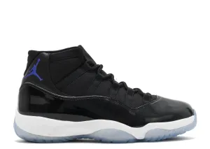 Cheap Low Cut Basketball Shoes Nike Air Jordan 11 Space Jam Black White Blue Basketball Men