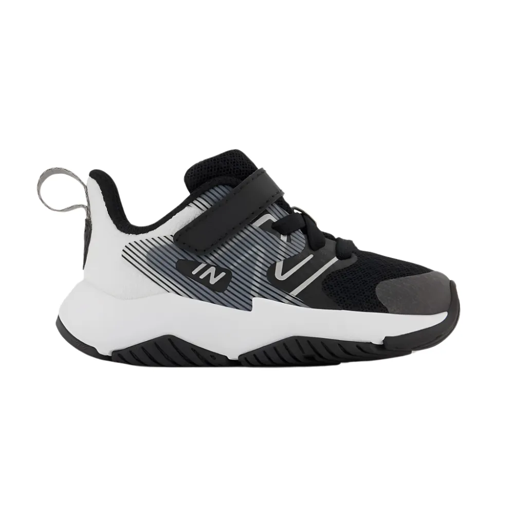 Sneakers Bar Janesville Wi New Balance Toddler Boys Rave Run v2 Bungee Lace Hook and Loop Black / White