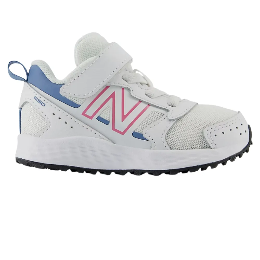 Drkshdw Sneakers New Balance Toddler Girls Fresh Foam 650 Bungee Lace Velcro White