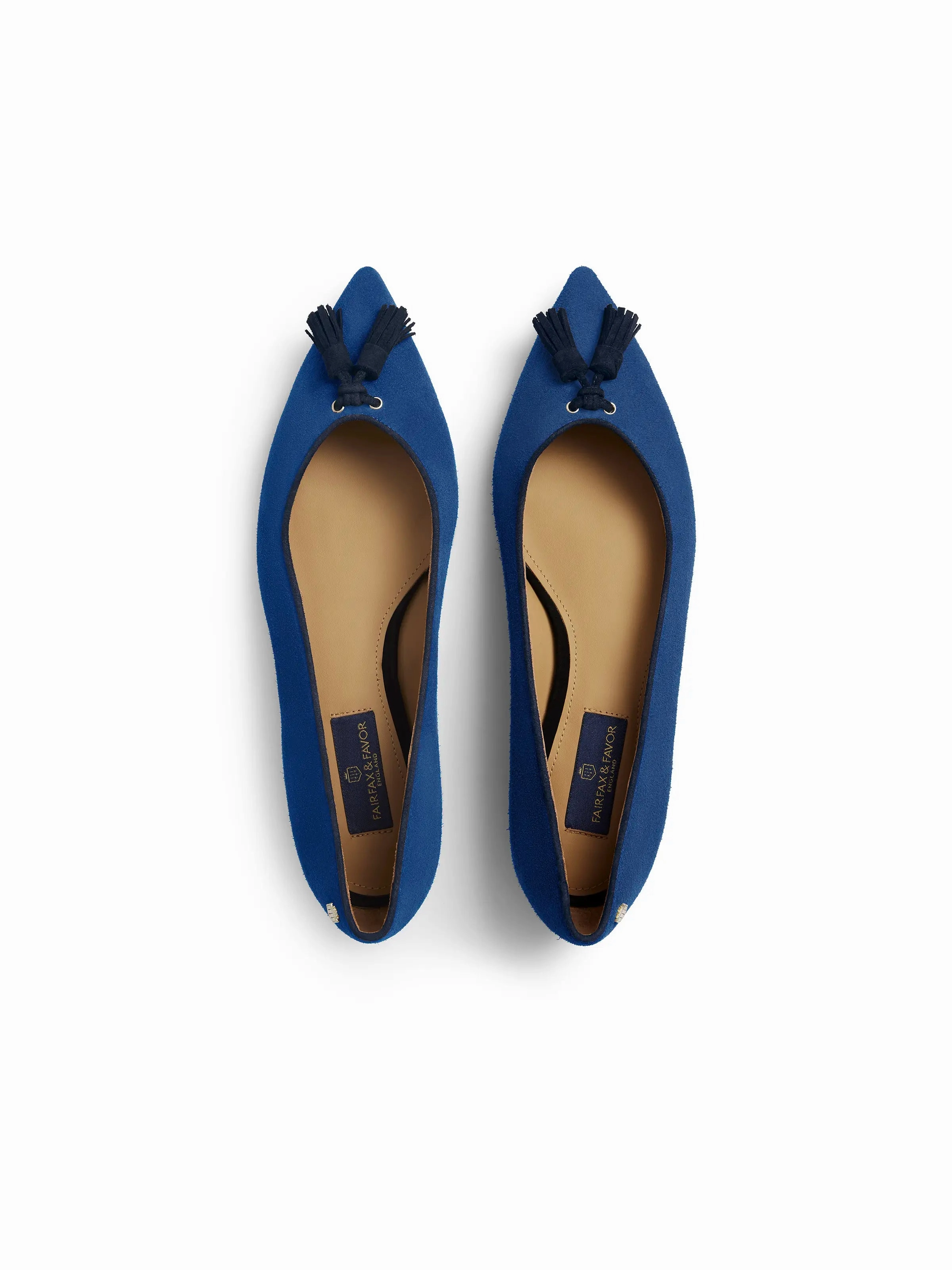 Loafers Station Reviews Newbury Pump - Porto Blue & Navy Suede
