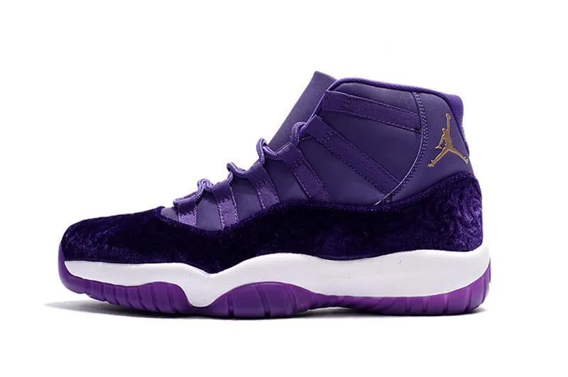 James Harden Basketball Shoes Vol 7 Nike Air Jordan 11 PRM Velvet Heiress Royal Purple Basketball Men