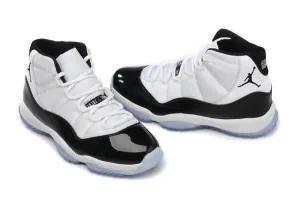1983 Basketball Shoes Nike Air Jordan 11 Retro White Black Dark Basketball Men