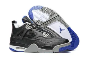 Nike Air Jordan 4 Retro Black White Grey Basketball Men Best Cheap High Top Basketball Shoes